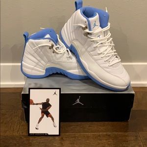 Jordan 12 XII Melo 2004 white university blue